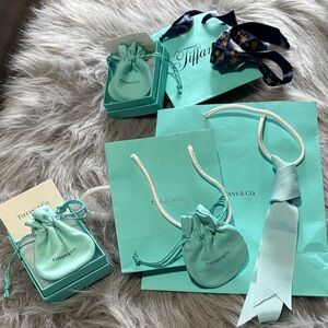 Tiffany & Co. Signature Blue Jewelry Pouches and Gift Bags